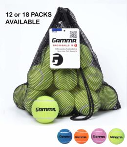Pressureless Tennis Balls Gamma Bag
