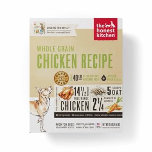 Honest Kitchen Human Grade Dehydrated Best tasting dry dog food Box